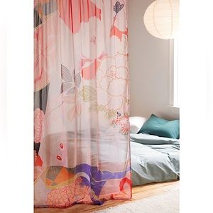 UO Home Harper Chiffon Printed Window Panel